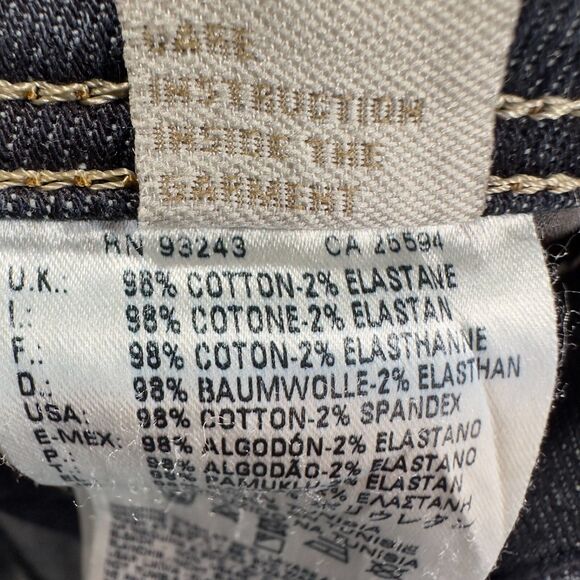 Diesel Safado Slim Straight Jean Mens Sz 32x30 (Actual 36x31) Button Fly Stretch - Picture 13 of 14